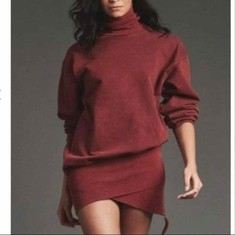 Young Fabulous & Broke Long Sleeve Asymmetrical Sweater Dress Size Medium